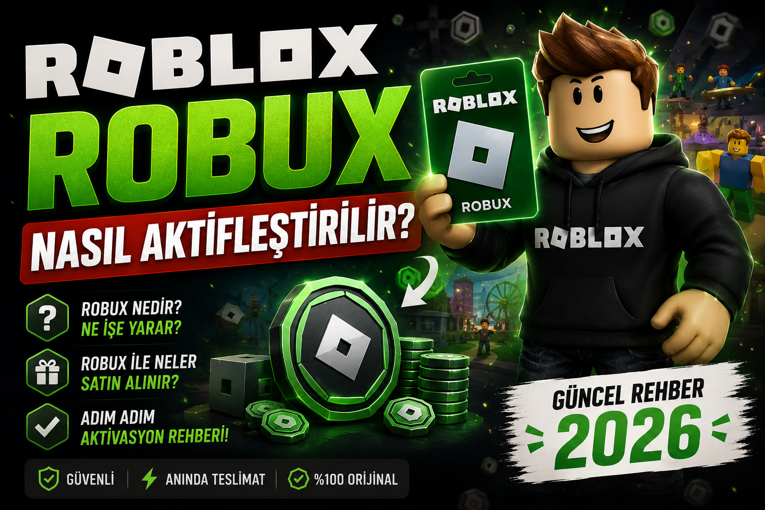 Roblox Robux Nasıl Aktifleştirilir? Yeni Başlayanlar İçin Rehber