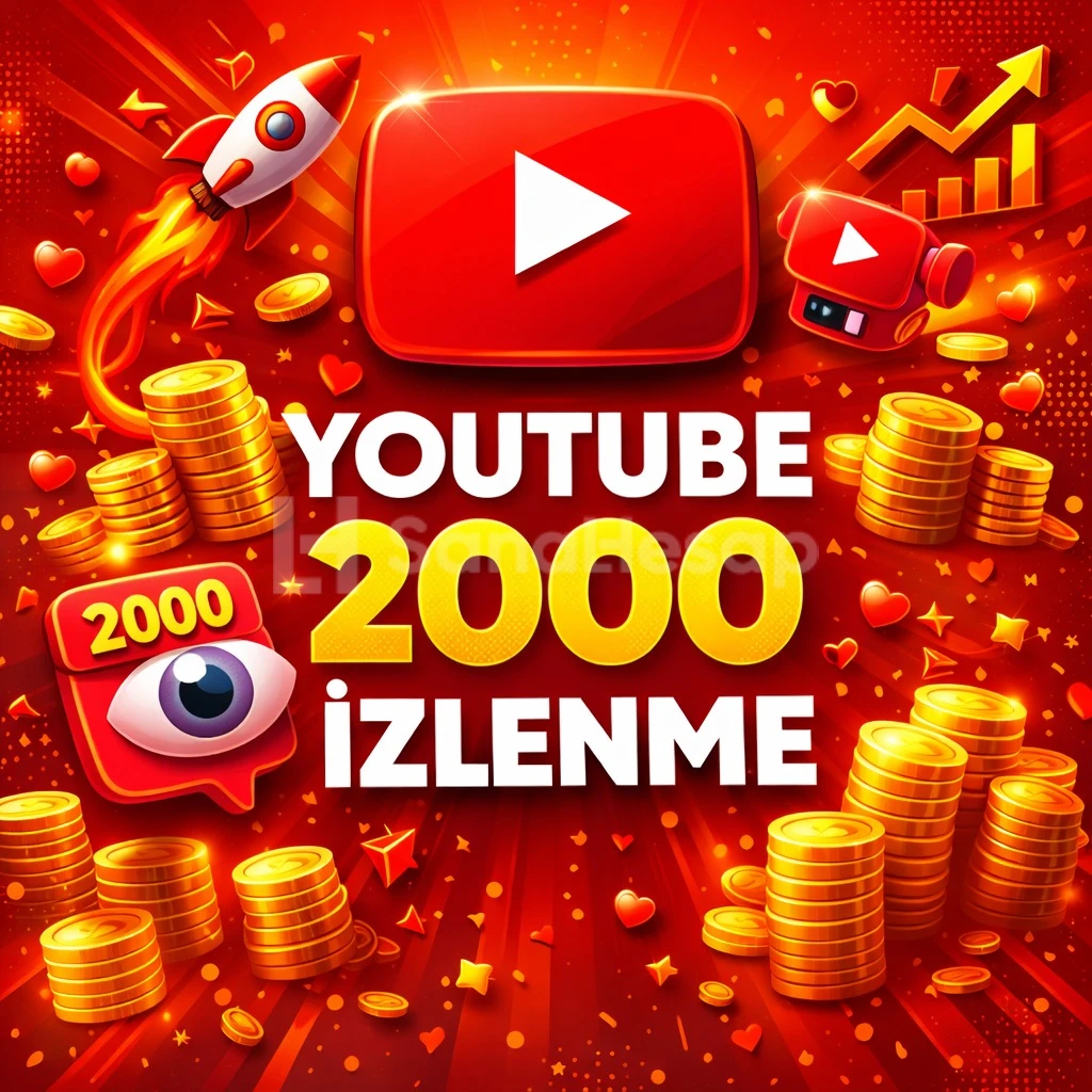 Youtube İzlenme 2000