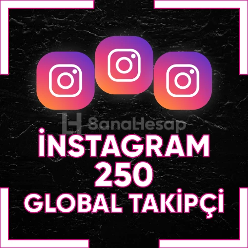 ✅ [ GARANTİLİ ] İNSTAGRAM 250 GLOBAL TAKİPÇİ ✅