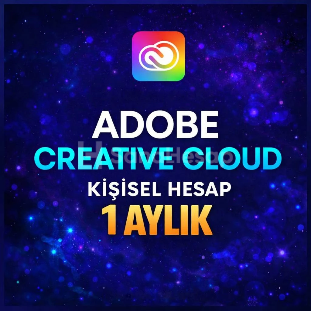 ⚡ ( Kişisel Hesap ) 1 Aylık Adobe Creative Cloud ⚡
