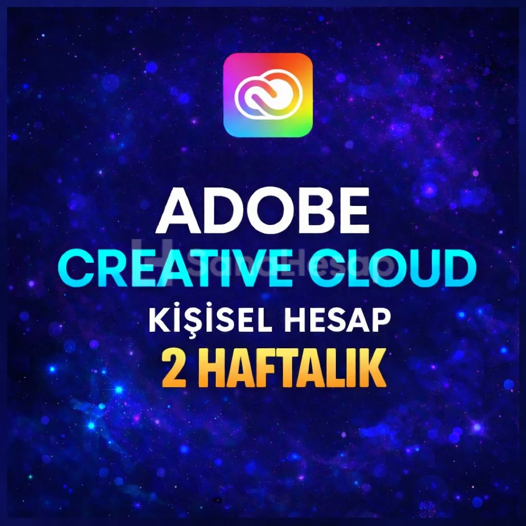 ⚡ ( Kişisel Hesap ) 2 Haftalık Adobe Creative Cloud ⚡