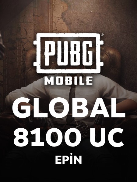 Pubg Mobile Global UC Epin 8100 UC Satın Al