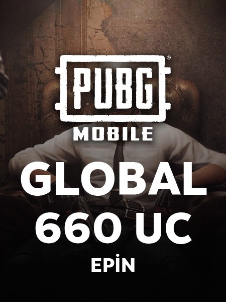 Pubg Mobile Global UC Epin 660 UC Satın Al