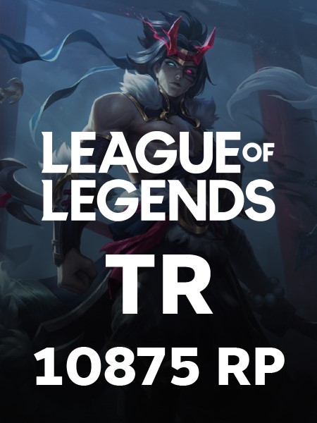 League of Legends TR 10875 RP Satın Al