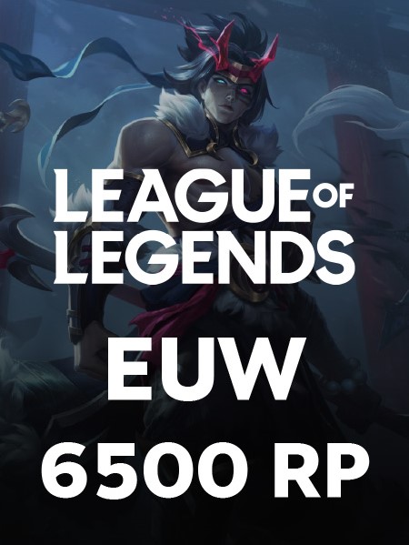 League of Legends EUW 6500 RP Satın Al
