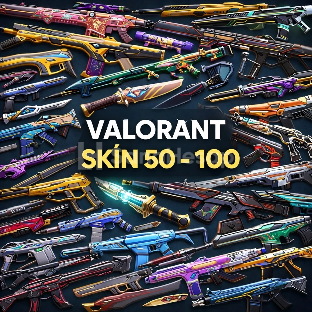⭐%100TR Valorant 50-100 SKİNLİ Random Hesap⭐