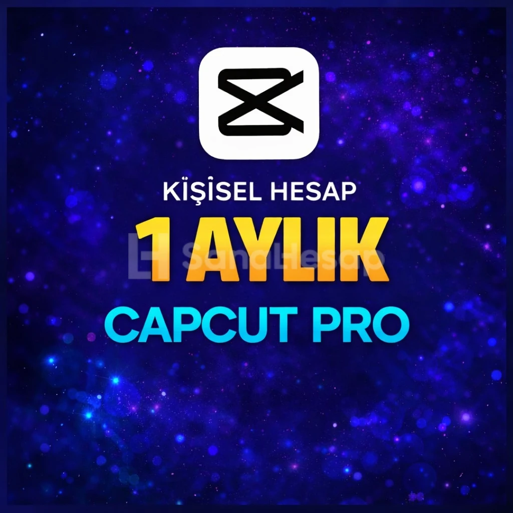 ⚡ ( Kişisel Hesap ) 1 Aylık Capcut Pro ⚡
