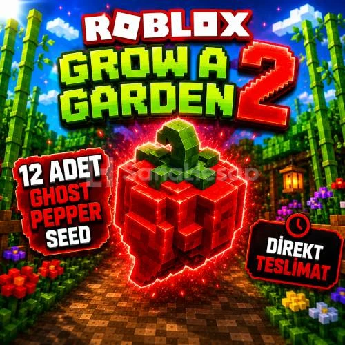 ⭐ Grow a Garden 2 - 12X Pepper Seed Garantili ⭐