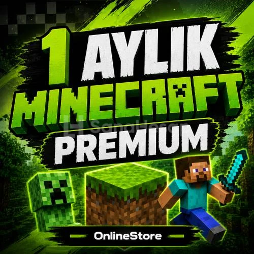 1 Aylık Minecraft Premium